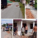 Gotong Royong Warga Aek Siranda, Kepala Lingkungan Sukiman Ajak Perbaiki Jalan dan Paret