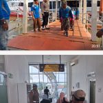 Polsek Teluk Nibung Kawal Kedatangan Penumpang dari Malaysia di Pelabuhan Oplus_16908288