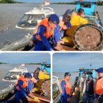 Jaga Kamtibmas Perairan Tanjung Balai, Sat Polairud Gelar Patroli Laut Oplus_16908288