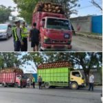 Tekan Angka Kecelakaan, Satlantas Polres Tanjungbalai Edukasi Sopir Truk Soal Bahaya ODOL
