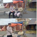 Bhabinkamtibmas Tanjung Balai Utara Sampaikan Imbauan Kamtibmas dan Ajak Warga Jauhi Narkoba