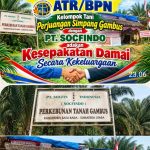 Meski Tanah Masih Dalam Sengketa, Di Kementrian ATR/BPN, Kelompok Tani Perjuangan Simpang Gambus Dan PT SOCFINDO Buat Perdamaian Secara Kekeluargaan Oplus_16908288
