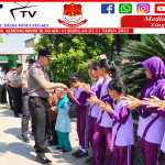 Kapolres Nganjuk Tanamkan Disiplin dan Semangat Belajar kepada Siswa SDN Kedondong